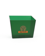 Groene fles serve met Jägermeister-logo 