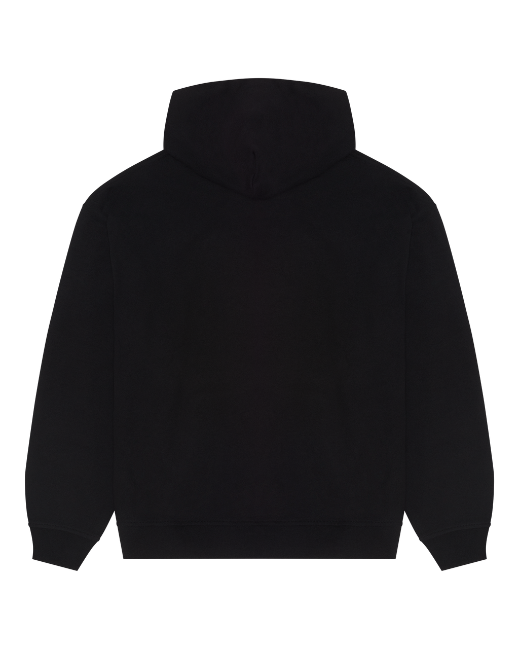 Zwarte Jägermeister hoodie van achteren.