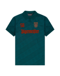 Groen Jägermeister-jersey met branding van voren.