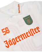 Wit shirt met Jägermeister-branding 