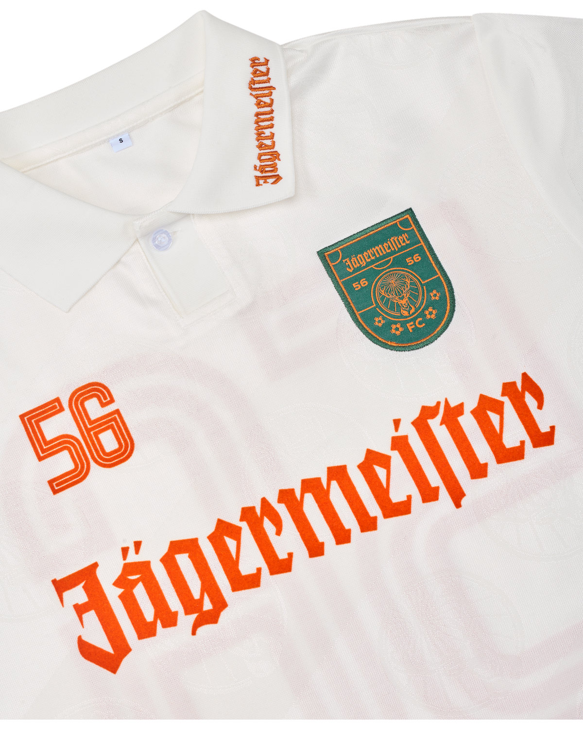 Wit shirt met Jägermeister-branding 