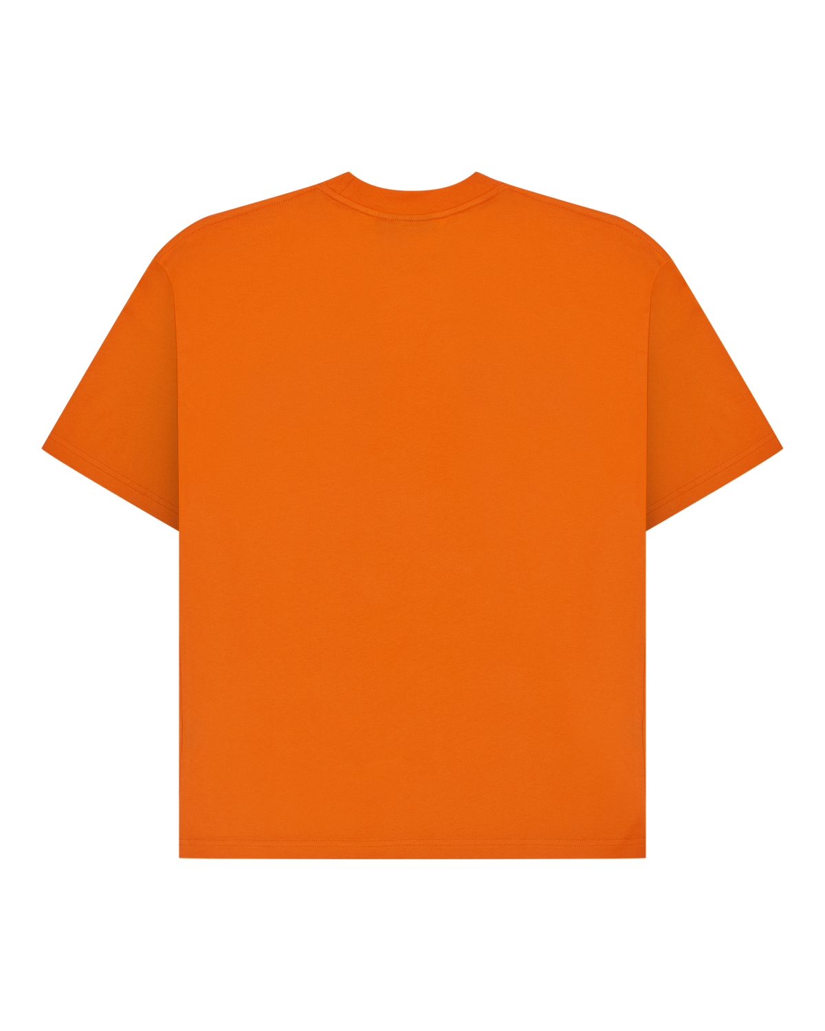 Orange Jägermeister t-shirt from the back.