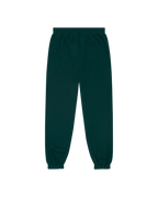 Donkergroene Jägermeister-sweatpants van achteren.