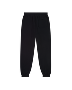 Zwarte sweatpants van achteren.